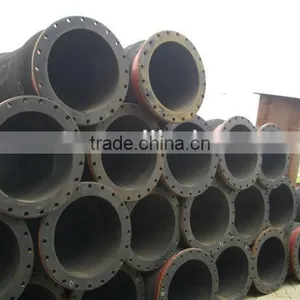 Suction Rubber Hose With Rubber-steel Flanges thumbnail-1