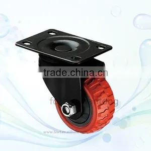 2015 Newest Top Plate Adjustable PU Industrial Hardware Caster Wheel thumbnail-1