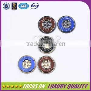 Laser Custom Logo High-end Metal With Aluminum Sheet Sewing Button thumbnail-1