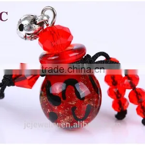 Fashion Necklace 2016 Essential Oil Glass Oil Bottle Pendant Bottle Necklace Pendant thumbnail-3
