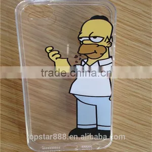 Trending Mobile Phone Case! Ultra-thin Plastic Transparent TPU Mobile Phone Case for IPhone 6/6s Plus! thumbnail-5