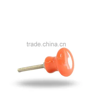 Ceramic-simple-knob-orange thumbnail-2