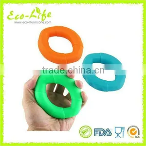 New Olive Shape 10cm Silicone Rubber Hand Grip Ring for Strength Training thumbnail-4