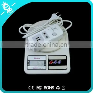 China 2016 New Arrival Extension Electric Switch Socket With 2 Usb Ports thumbnail-6