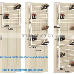 8 Layer Behind Door Plastic Storage Hanging Shoe Organizer thumbnail-5