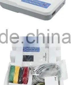 Medical Equipment TFT Color LCD Display High Resolution Wide Touch Screen 3-Channel ECG Machine With Standard 12 Leads thumbnail-5