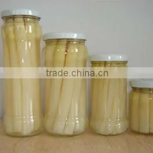 2016 Fresh Organic Canned White Asparagus in Glass Jar thumbnail-1