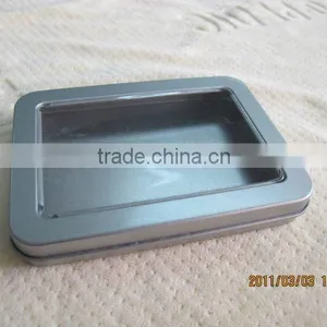 Rectangular Shape Size:125*90*33mm Plaint Tin Box thumbnail-1