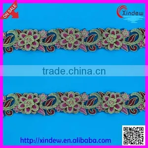 POPULAR ORGANZA LURES EMBROIDERY LACE thumbnail-2