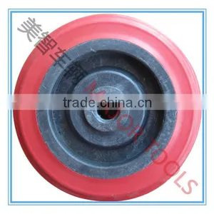 4 Inch Plastic Wheel Pvc Tyre With pp Rim thumbnail-1