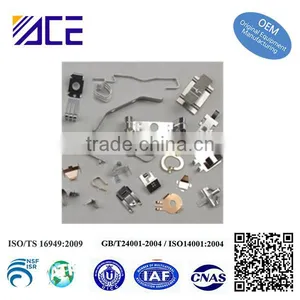 Custom Sizes Battery Contacts Hasp Contact Slice Metal Stamping thumbnail-1
