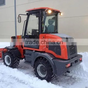 Everun Er08 4dw Mini Wheel Loader With Cutter Head/360 New Wooden Forks thumbnail-2