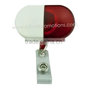 Pill-shaped Retractable Badge Holder thumbnail-1