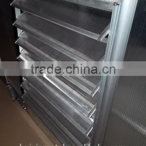 Online Shop - Greenhouse Aluminum Window Blind / Louver With Glass or Polycarbonate Sheet thumbnail-5