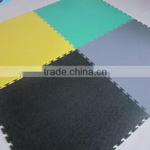 Garage Indoor Garage Interlocking PVC Rubber Flooring thumbnail-1