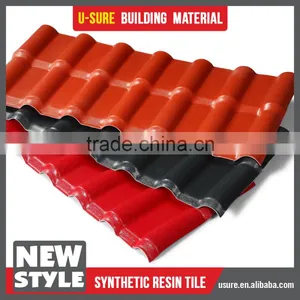 Durability Fancy Low Cost Spanish Style Roof Tiles Synthetic Resin For Roof Tiles thumbnail-1