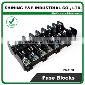 FS-018B Panel Mounted Midget Type 600V 8 Pole 6x30 10A Fuse Holder thumbnail-4