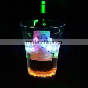 LED Shine Plastic Wine Coolers Ice Buckets and Wine Stands thumbnail-1