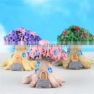 Micro Landscape Gardens Furnishing Articles Furnishing Articles Resin, Tree House thumbnail-2