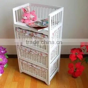 Wood 3drawer Cabinets for Bedroom thumbnail-1