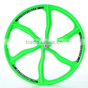 26inch 6spoke Lightest Strongest Magnesium Alloy Bike Wheel /fixed Gear Type Hub Bike Wheel thumbnail-3