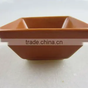 Stock Glazed Porcelain Square Deep Sauce Dish thumbnail-1