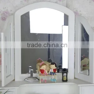 2016 Best Seller Popular Good Quality 3 Mirror Dressing Table Set With Stool thumbnail-4