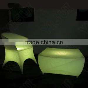 High Quality Decorative Led Sofa Chair/China Suppliers One Seat Cushion Sofa,Glowing Led Single Sofa Chair thumbnail-2