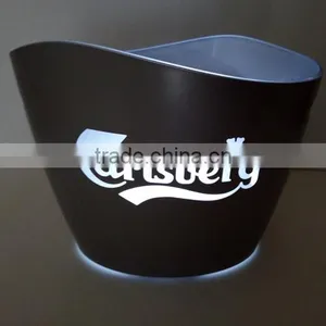 2017 Good Quality Cheap Price Lighting Logo Plastic Bucket of Beer thumbnail-1