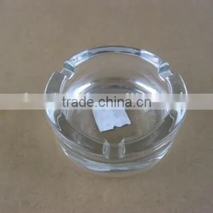Beautiful Blue Glass Ashtray thumbnail-4