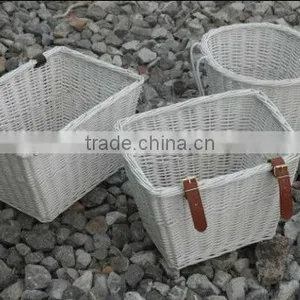 Hand Woven Shopping Wicker Bike Basket thumbnail-6