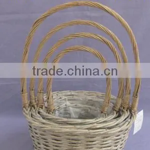 Cheap Wicker Garden Basket With Handle thumbnail-1