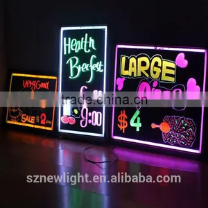 Super September Purchasing LED Writing Board With Arcylic Surface for Advertising thumbnail-1