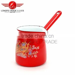 2016 Chinese OME Decal Ceramic Enamel Coffee Pot Set Enamel Coffee Warmer thumbnail-3