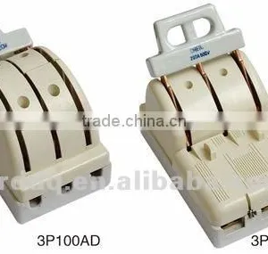 Porcelain Fuse Type 3 Pole Knife Switch thumbnail-1