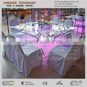 Led Stylish Glass Stackable Banquet Table thumbnail-1