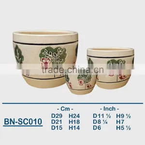 Vietnamese Ceramic Indoor Pot/ Indoor Planter BN-SC010 thumbnail-1