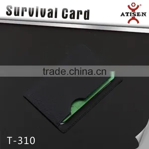 Colorfull Green Survival Card ,Card Type Mini Stainless Steel Multi-functional Tool thumbnail-2