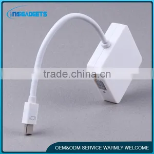 Mini DP DisplayPort To VGA DVI Cable Adapter Converter thumbnail-1