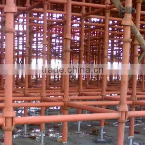 Q235 Highly Damage Resistant Galvanized Steel Cuplock Scaffolding Ledger thumbnail-1