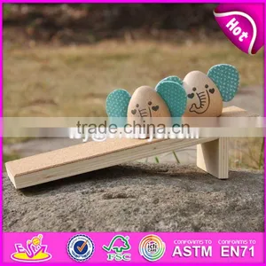 New Design Cartoon Elephant Shape Animals Wooden Toys for Kids W01B038 thumbnail-6