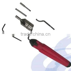 4PC Blades Universal Plastic Hand Deburring Cutter Tool With Countersink And Rotary Burr thumbnail-1