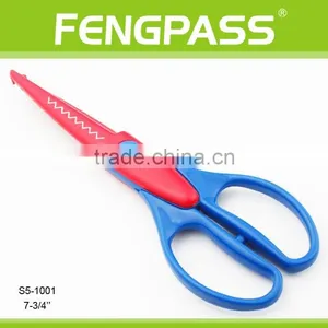 S5-1001 7.75 Inch 2Cr13 Stainless Steel Blade With Colorful Plastic Handle Color Scissors For Kids thumbnail-1