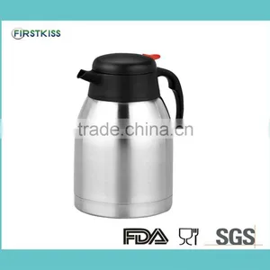 2000ml Double Wall Stainless Steel Vacuum Coffee Pot thumbnail-1