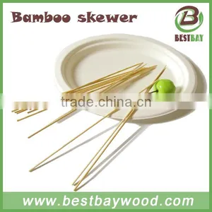 Best Price Wooden BBQ Bamboo Skewer/ Bamboo Skewer Machine /kabob Skewer thumbnail-3