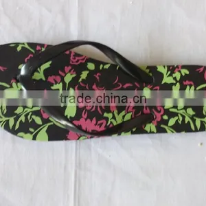 PE Colorful Printed Flip Flop Sandles thumbnail-3
