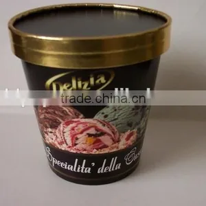 Newly 16oz Frozen Yogurt Paper Cup With Dome Lid thumbnail-2