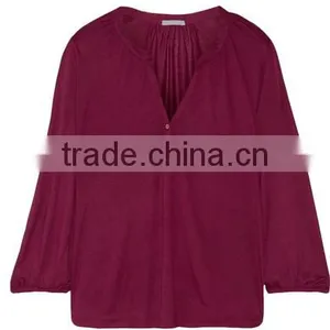 Pajamas Women Summer Jersey Adult Onesie Pajama Tops 100% Cotton Jersey Pajamas thumbnail-4