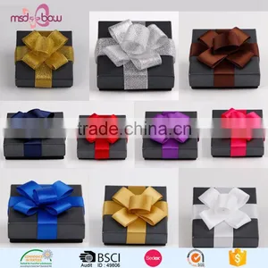 Hot Sale Custom Satin Ribbon Bow Pre-made Bow thumbnail-1