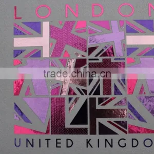 2017 Popular Holofoil LONDON City Name Design Laser Cut Applique thumbnail-1